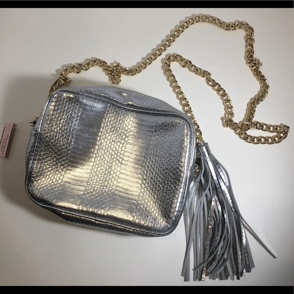 VS Silver Cross Body Bag - Picture 5 of 7